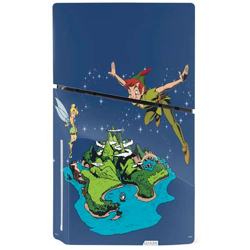 Disney Peter Pan and Tinker Bell in Neverland PS5 Slim Disk Bundle Skin