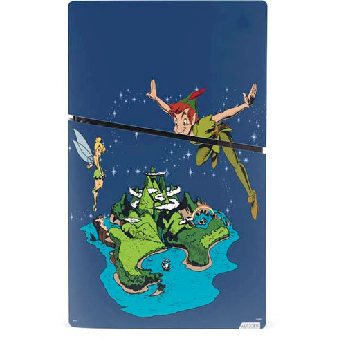 Disney Peter Pan and Tinker Bell in Neverland PS5 Slim Digital Edition Bundle Skin