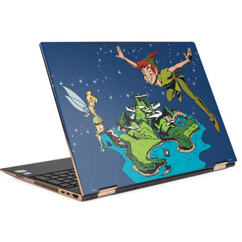 Disney Peter Pan and Tinker Bell in Neverland HP Spectre Skin