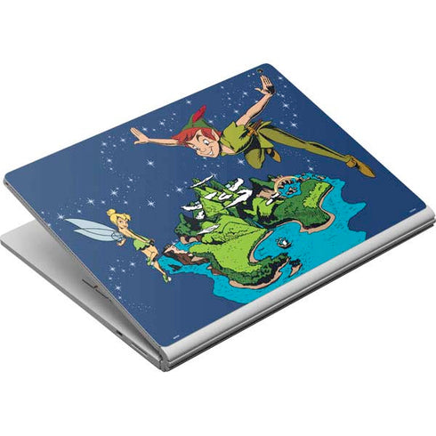 Disney Peter Pan and Tinker Bell in Neverland Surface Book Skin