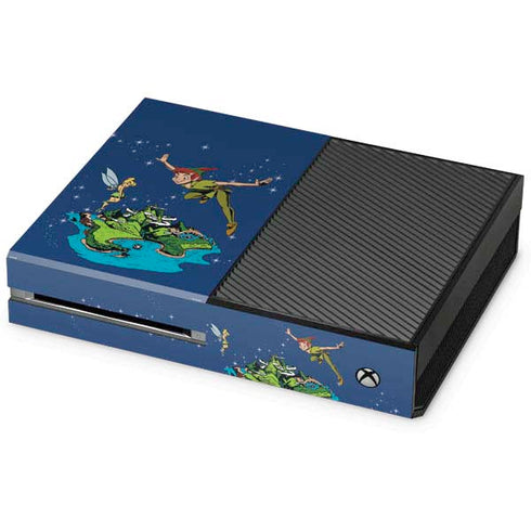 Disney Peter Pan and Tinker Bell in Neverland Xbox One Console Skin