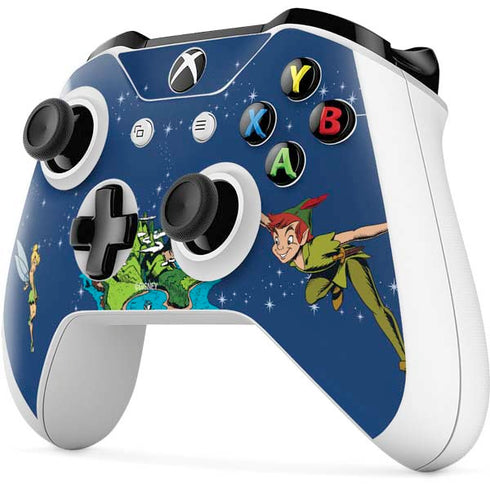 Disney Peter Pan and Tinker Bell in Neverland Xbox One S Controller Skin