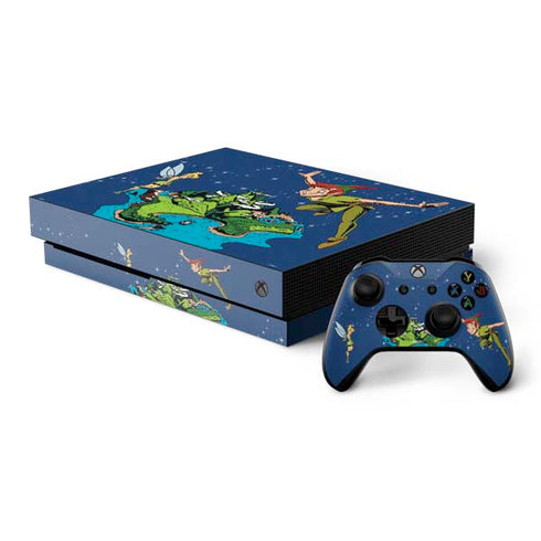 Disney Peter Pan and Tinker Bell in Neverland Xbox One X Bundle Skin