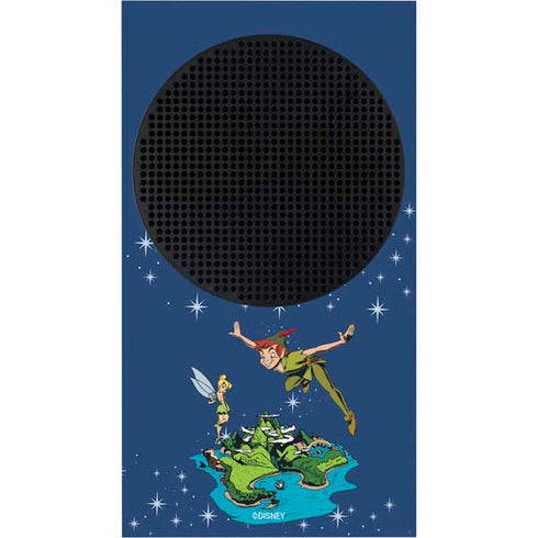 Disney Peter Pan and Tinker Bell in Neverland Xbox Series S Console Skin