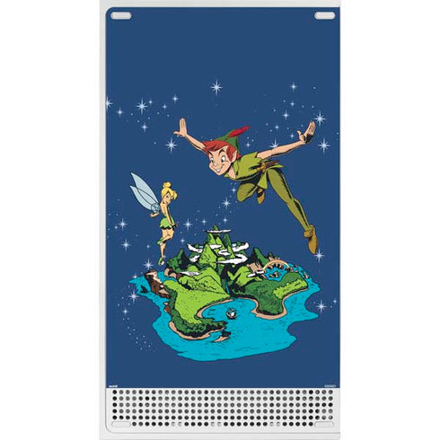 Disney Peter Pan and Tinker Bell in Neverland Xbox Series S Console Skin