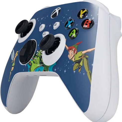 Disney Peter Pan and Tinker Bell in Neverland Xbox Series S Controller Skin