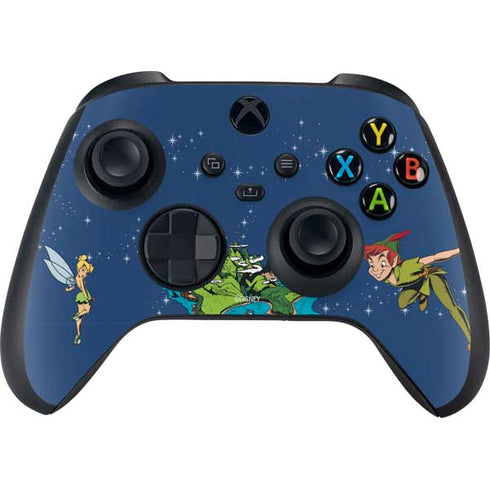 Disney Peter Pan and Tinker Bell in Neverland Xbox Series X Controller Skin