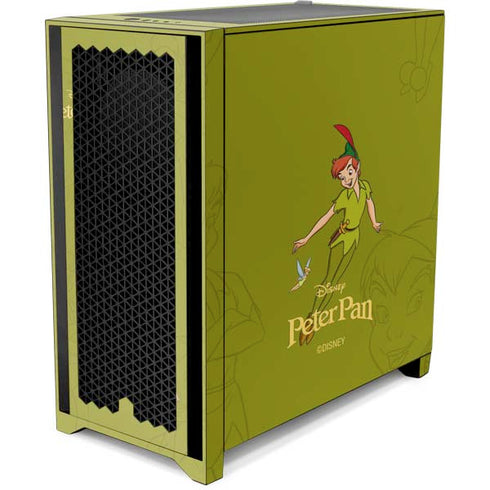 Disney Peter Pan and Tinker Bell Portrait Corsair 4000D Tempered Glass Mid-Tower ATX Case Skin
