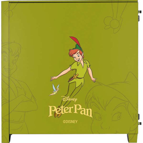 Disney Peter Pan and Tinker Bell Portrait Corsair 4000D Tempered Glass Mid-Tower ATX Case Skin