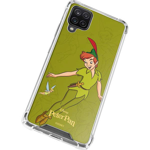 Disney Peter Pan and Tinker Bell Portrait Galaxy A12 Clear Case