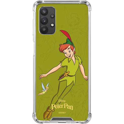 Disney Peter Pan and Tinker Bell Portrait Galaxy A32 5G Clear Case