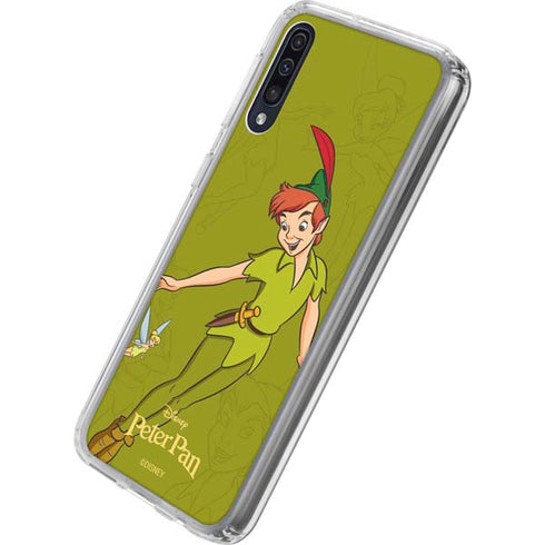 Disney Peter Pan and Tinker Bell Portrait Galaxy A50 Clear Case