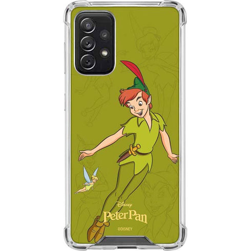 Disney Peter Pan and Tinker Bell Portrait Galaxy A72 5G Clear Case