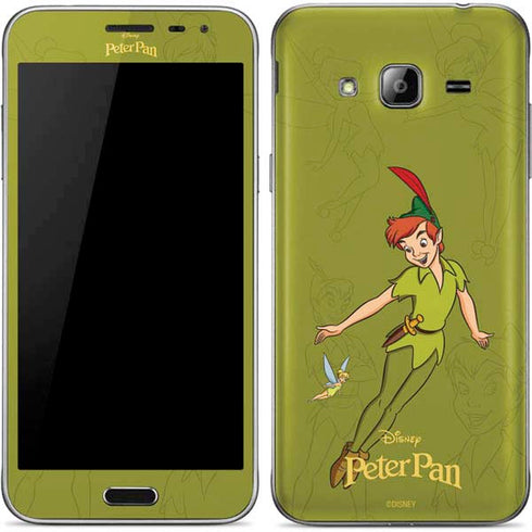 Disney Peter Pan and Tinker Bell Portrait Galaxy J3 Skin