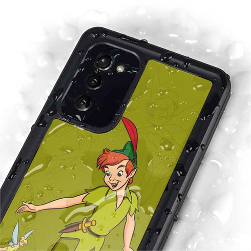 Disney Peter Pan and Tinker Bell Portrait Galaxy Note20 5G Waterproof Case