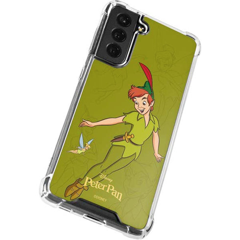 Disney Peter Pan and Tinker Bell Portrait Galaxy S21 FE Clear Case