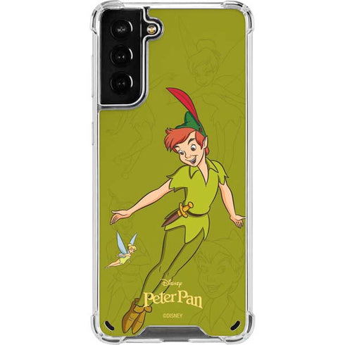 Disney Peter Pan and Tinker Bell Portrait Galaxy S21 Plus 5G Clear Case