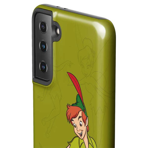 Disney Peter Pan and Tinker Bell Portrait Galaxy S21 Plus 5G Pro Case