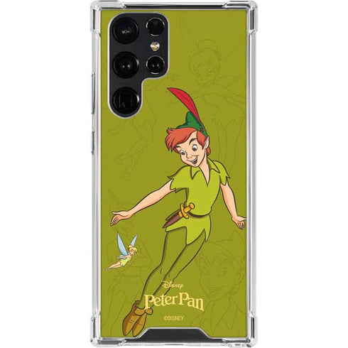 Disney Peter Pan and Tinker Bell Portrait Galaxy S22 Ultra Clear Case