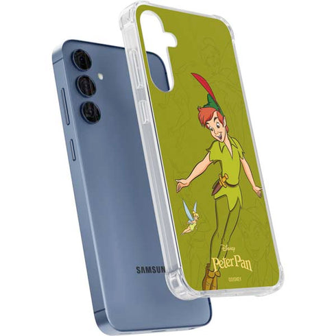 Disney Peter Pan and Tinker Bell Portrait Galaxy S24 Clear Case