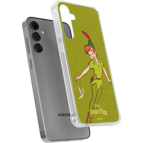 Disney Peter Pan and Tinker Bell Portrait Galaxy S24 Plus Clear Case