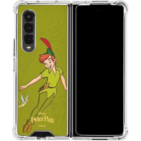 Disney Peter Pan and Tinker Bell Portrait Galaxy Z Fold4 5G Clear Case