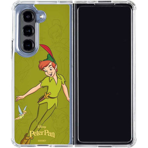 Disney Peter Pan and Tinker Bell Portrait Galaxy Z Fold5 5G Clear Case