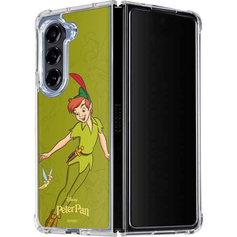 Disney Peter Pan and Tinker Bell Portrait Galaxy Z Fold5 5G Clear Case