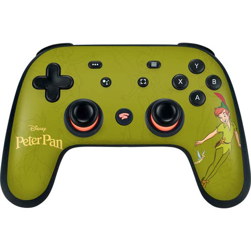 Disney Peter Pan and Tinker Bell Portrait Google Stadia Controller Skin