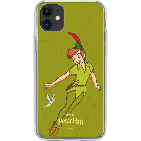 Disney Peter Pan and Tinker Bell Portrait iPhone 11 Clear Case