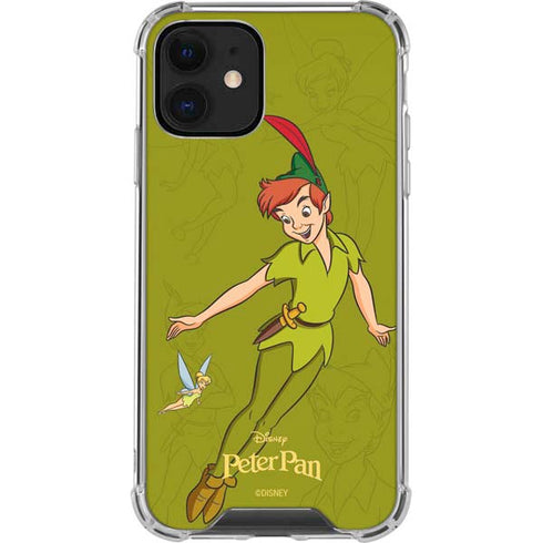 Disney Peter Pan and Tinker Bell Portrait iPhone 12 Clear Case