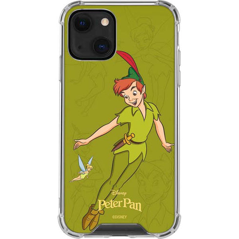 Disney Peter Pan and Tinker Bell Portrait iPhone 14 Plus Clear Case