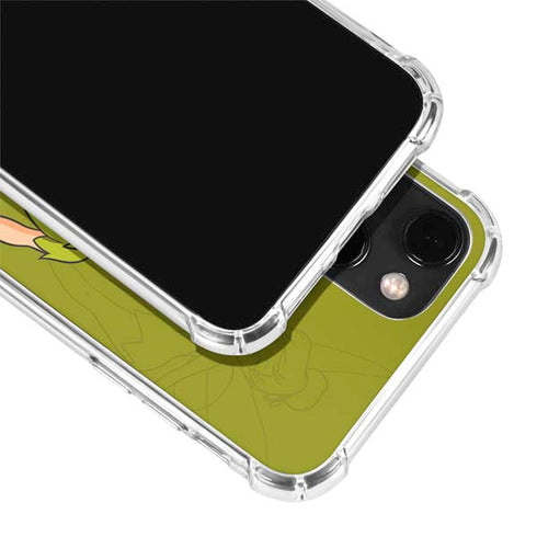 Disney Peter Pan and Tinker Bell Portrait iPhone 14 Plus Clear Case
