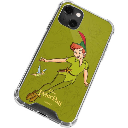 Disney Peter Pan and Tinker Bell Portrait iPhone 14 Plus Clear Case
