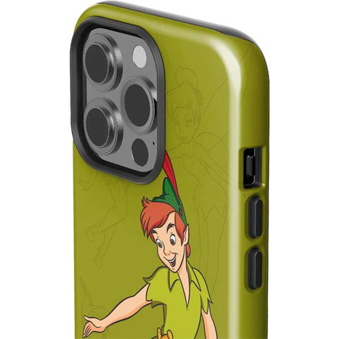 Disney Peter Pan and Tinker Bell Portrait iPhone 14 Pro Impact Case