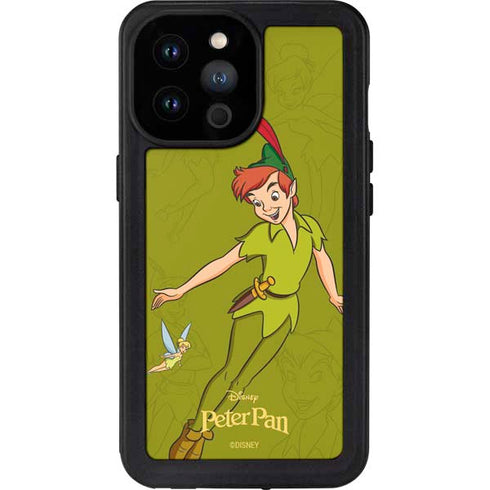 Disney Peter Pan and Tinker Bell Portrait iPhone 14 Pro Max Waterproof Case