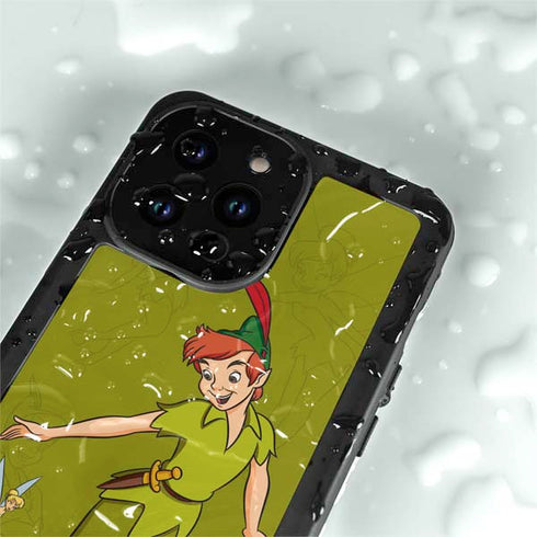 Disney Peter Pan and Tinker Bell Portrait iPhone 14 Pro Max Waterproof Case