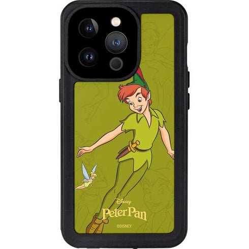 Disney Peter Pan and Tinker Bell Portrait iPhone 14 Pro Waterproof Case