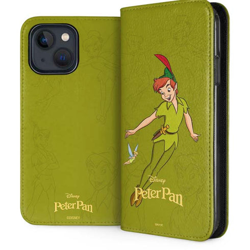 Disney Peter Pan and Tinker Bell Portrait iPhone 15 Plus Folio Case