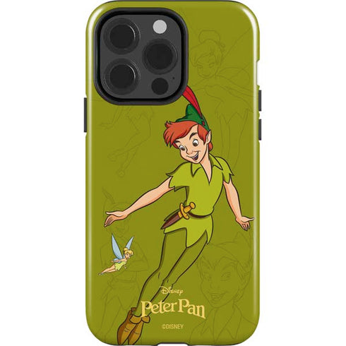 Disney Peter Pan and Tinker Bell Portrait iPhone 15 Pro Impact Case
