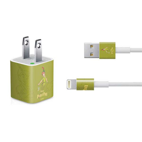 Disney Peter Pan and Tinker Bell Portrait iPhone Charger (5W USB) Skin