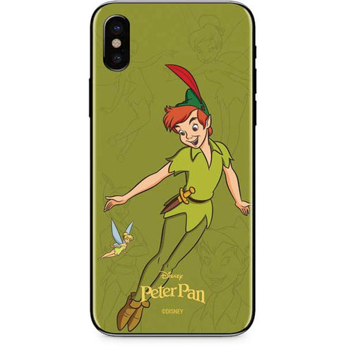 Disney Peter Pan and Tinker Bell Portrait iPhone X Skin