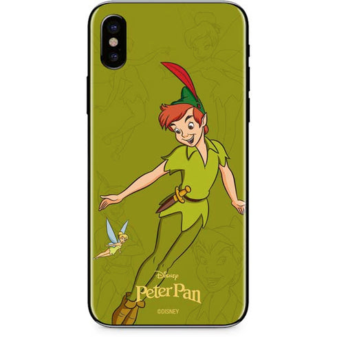 Disney Peter Pan and Tinker Bell Portrait iPhone XS Skin