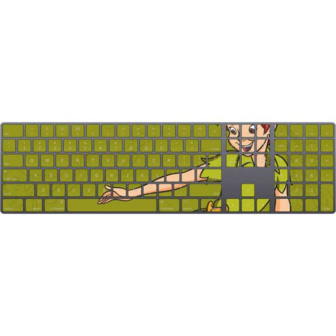 Disney Peter Pan and Tinker Bell Portrait Magic Keyboard with Numeric Keypad Skin