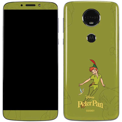 Disney Peter Pan and Tinker Bell Portrait Moto E5 Plus Skin