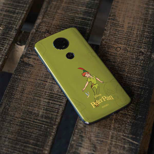 Disney Peter Pan and Tinker Bell Portrait Moto E5 Plus Skin