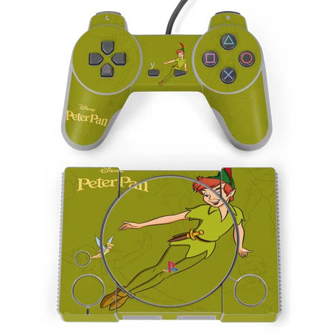 Disney Peter Pan and Tinker Bell Portrait PlayStation Classic Bundle Skin