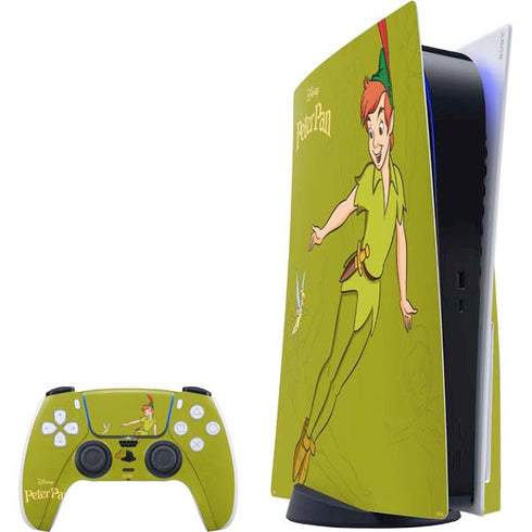 Disney Peter Pan and Tinker Bell Portrait PS5 Bundle Skin