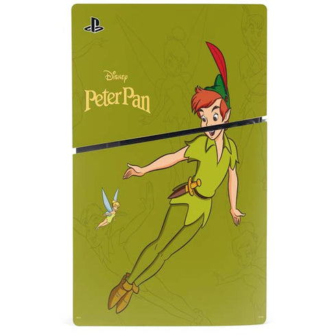 Disney Peter Pan and Tinker Bell Portrait PS5 Slim Disk Bundle Skin