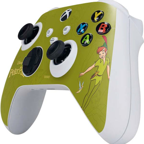 Disney Peter Pan and Tinker Bell Portrait Xbox Series S Controller Skin
